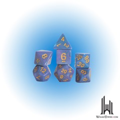 SD - Polyhedral 7-Die Set - Blue Unicorn